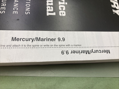 GENUINE MERCURY 90-892248R01 MERCURY MARINER 9.9 SERVICE MANUAL 2005