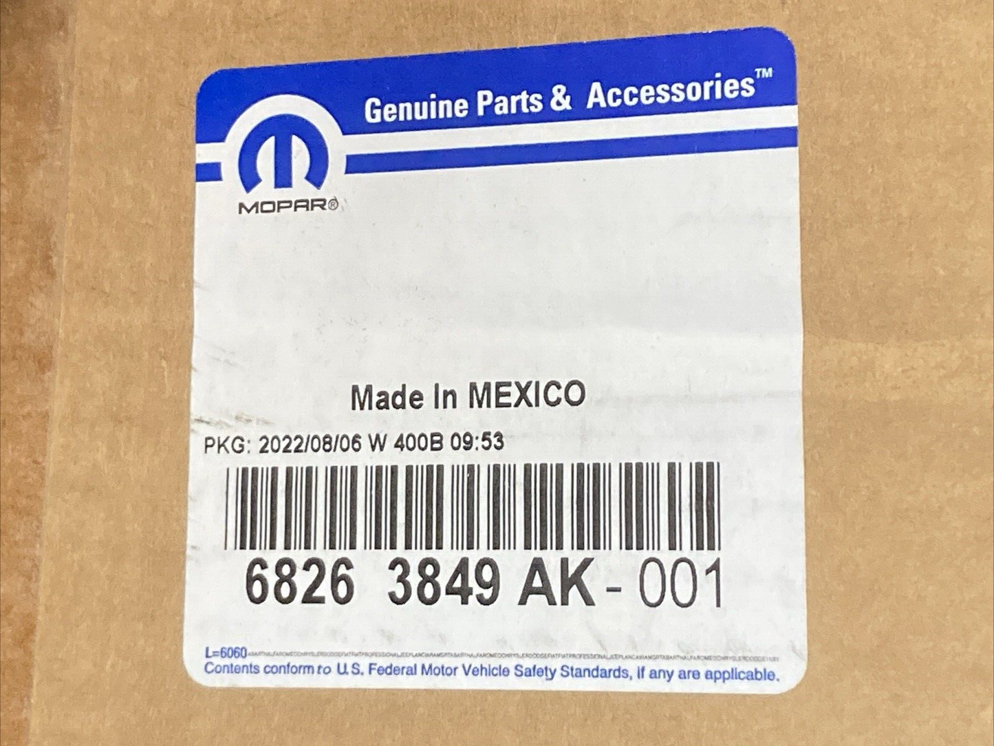 NEW GENUINE MOPAR 68263849AK Outside Rear-View Mirror Right FITS '15-'22 RAM