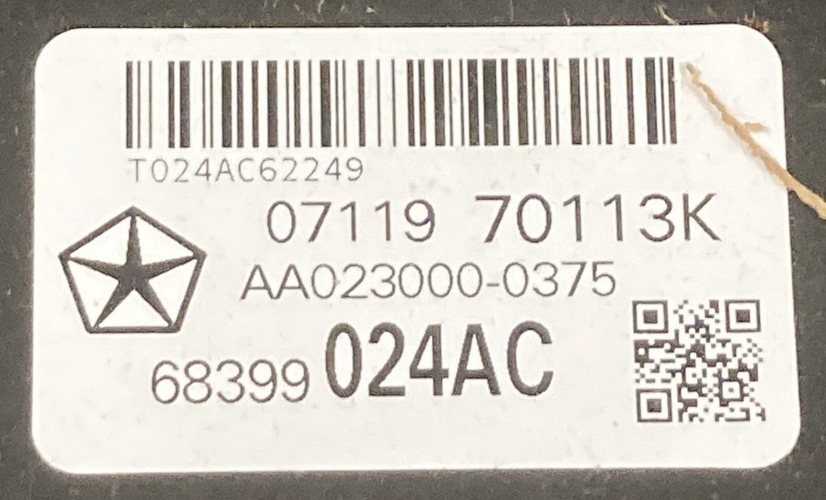 NEW GENUINE MOPAR 68399024AC Cooling Module FITS 2019-2020 Jeep Cherokee