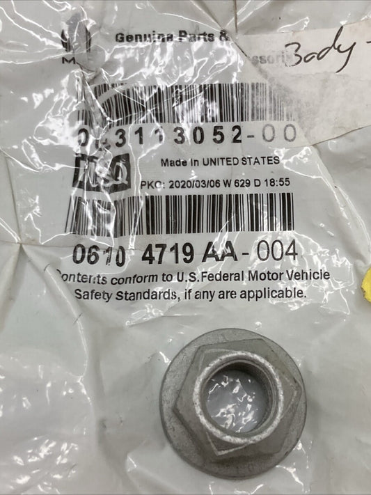 NEW GENUINE MOPAR 06104719AA NUT HEX FLANGE LOCK MOUNTING FITS '03-'25 JEEP RAM