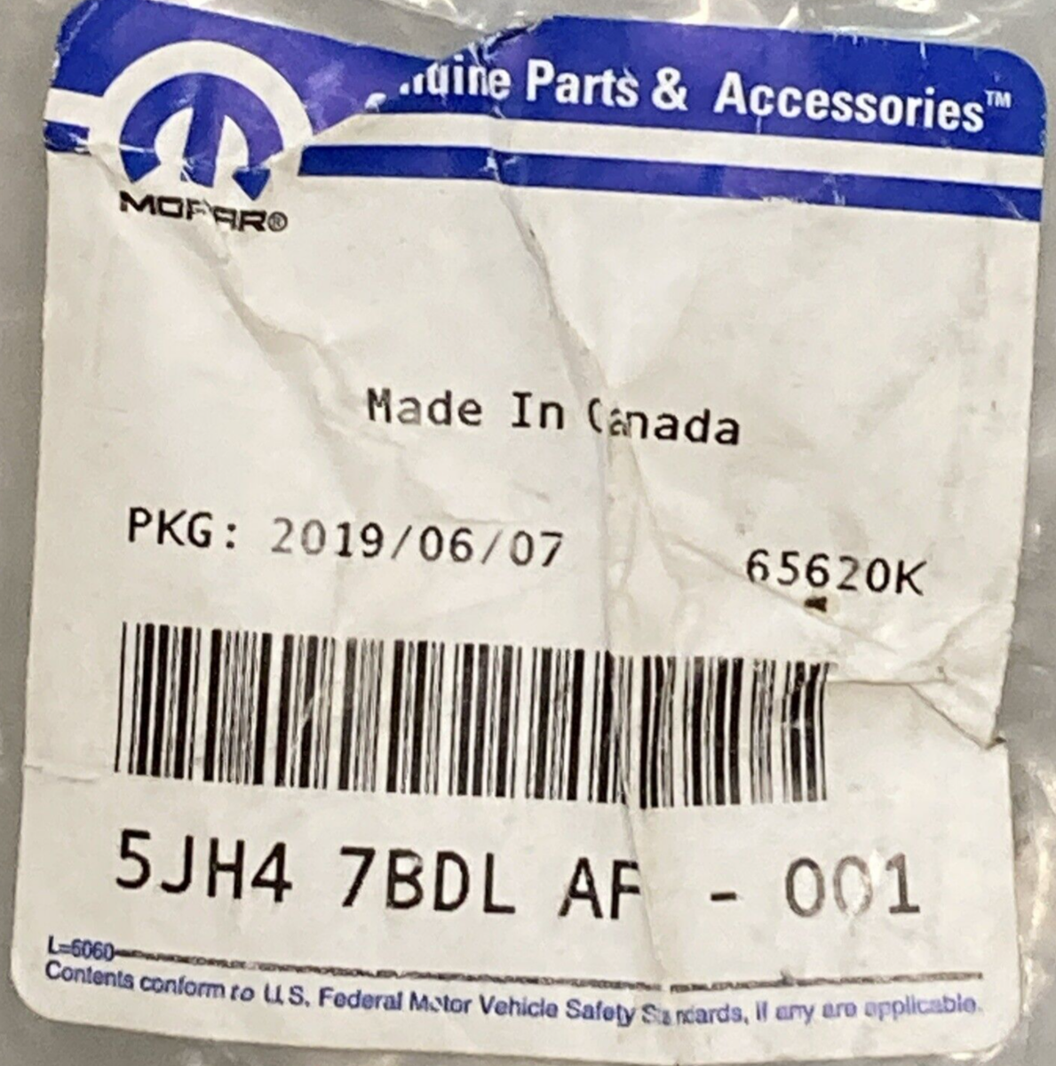 NEW GENUINE MOPAR 5JH47BDLAF Fender Wheel Opening Applique Left 05-06 Liberty