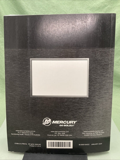 GENUINE MERCURY 90-8M0164522 JOYSTICK PILOTING FOR OUTBOARDS DIAGNOSTIC MANUAL
