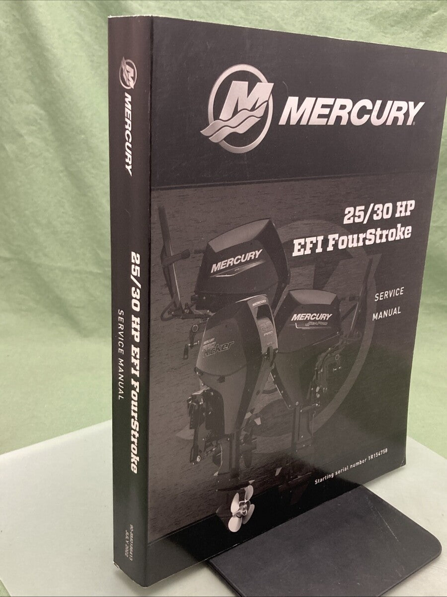 GENUINE MERCURY 90-8M0186413 25, 30 HP EFI FOURSTROKE SERVICE MANUAL 2022