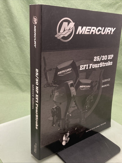 GENUINE MERCURY 90-8M0186413 25, 30 HP EFI FOURSTROKE SERVICE MANUAL 2022