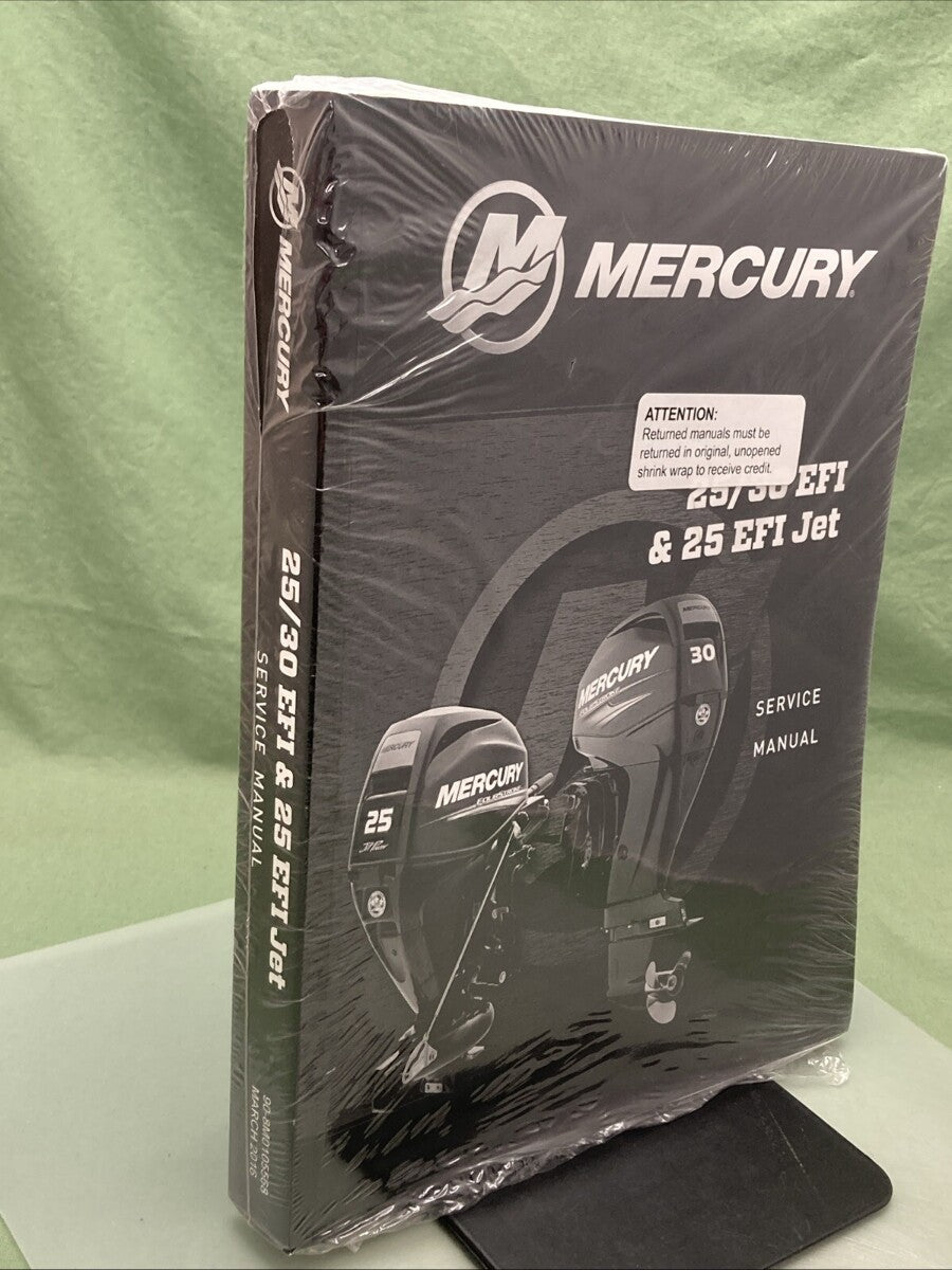 NEW GENUINE MERCURY 90-8M0105568 25/30 EFI, 25 EFI JET SERVICE MANUAL 2016