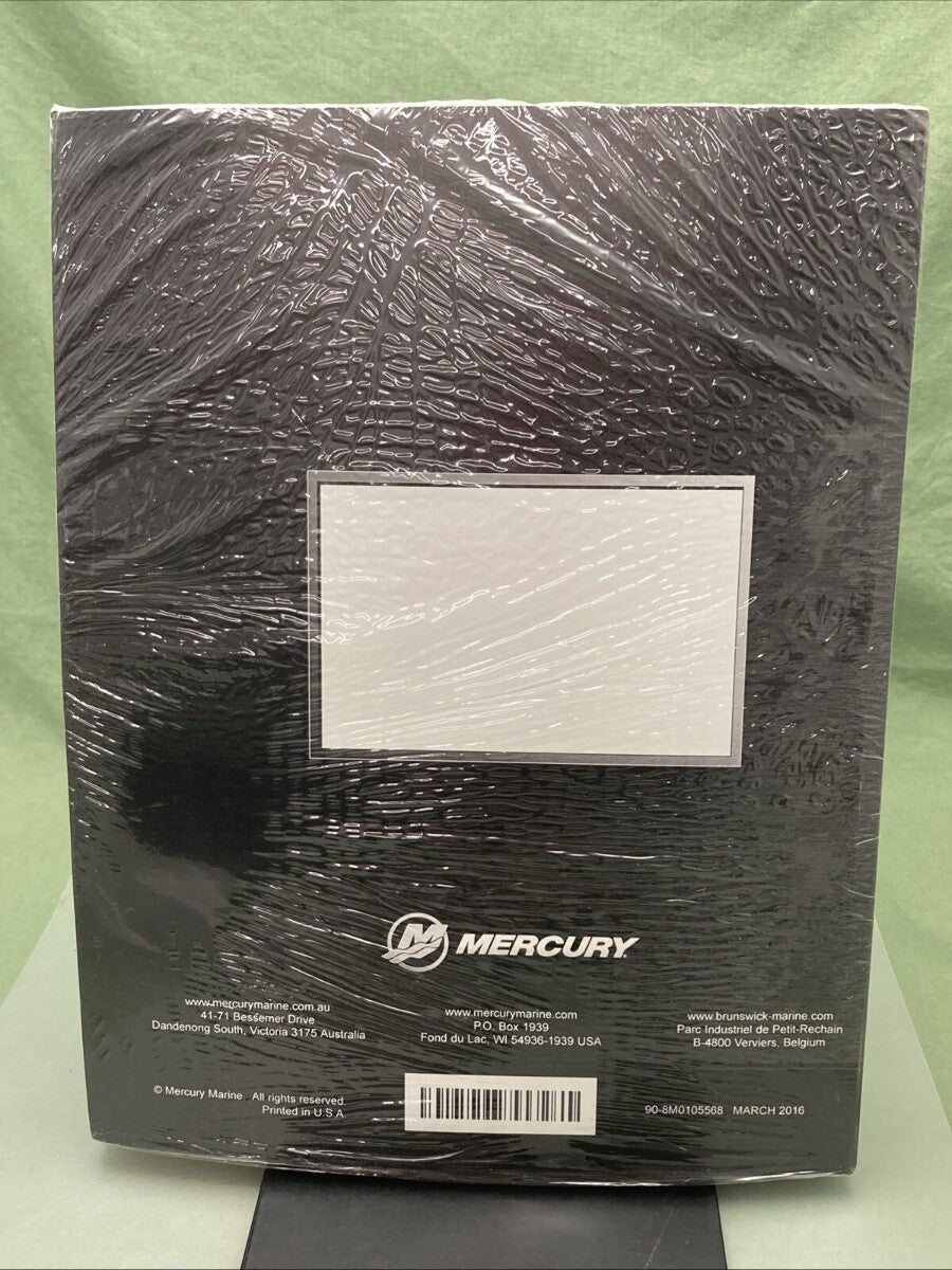 NEW GENUINE MERCURY 90-8M0105568 25/30 EFI, 25 EFI JET SERVICE MANUAL 2016