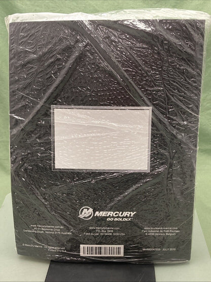 NEW GENUINE MERCURY 90-8M0047659 75/90/115/125/115 PRO XS SERVICE MANUAL 2010