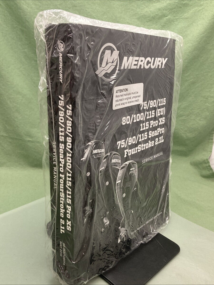 NEW GENUINE MERCURY 90-8M0109954 75/80/90/100/115/115 PRO XS SERVICE MANUAL 2016