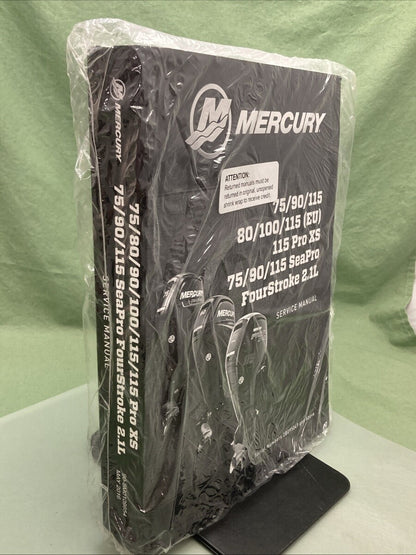 NEW GENUINE MERCURY 90-8M0109954 75/80/90/100/115/115 PRO XS SERVICE MANUAL 2016