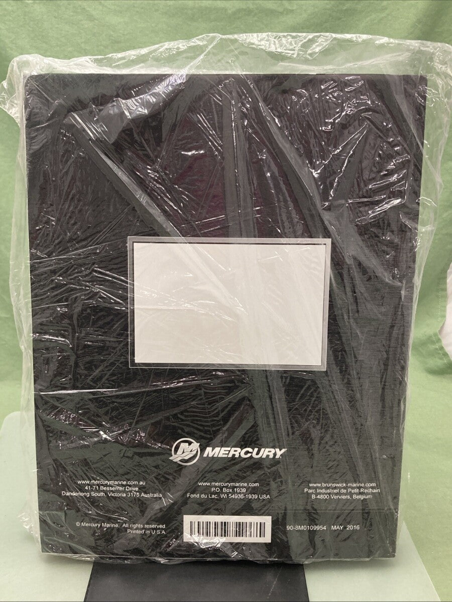 NEW GENUINE MERCURY 90-8M0109954 75/80/90/100/115/115 PRO XS SERVICE MANUAL 2016