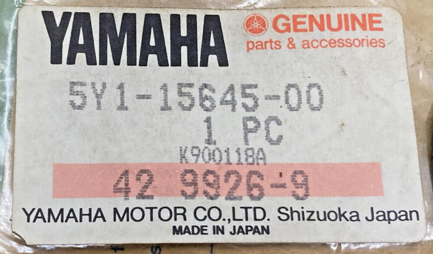 NEW GENUINE YAMAHA 5Y1-15645-00 KICK SHAFT SHIM