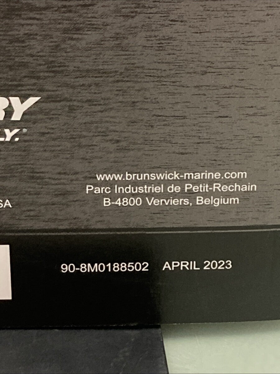 GENUINE MERCURY 90-8M0188502 ELECTRIC STEERING DIAGNOSTIC MANUAL 2023