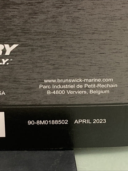 GENUINE MERCURY 90-8M0188502 ELECTRIC STEERING DIAGNOSTIC MANUAL 2023