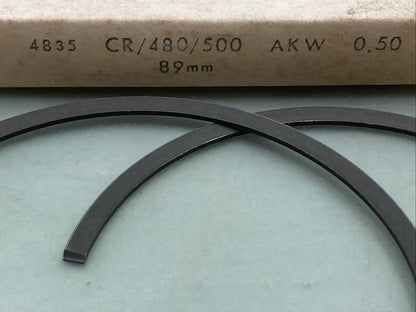 NEW REPLACES HONDA 06-6863 PISTON RING SET 0.50MM OS FITS '82-'85 CR480/500