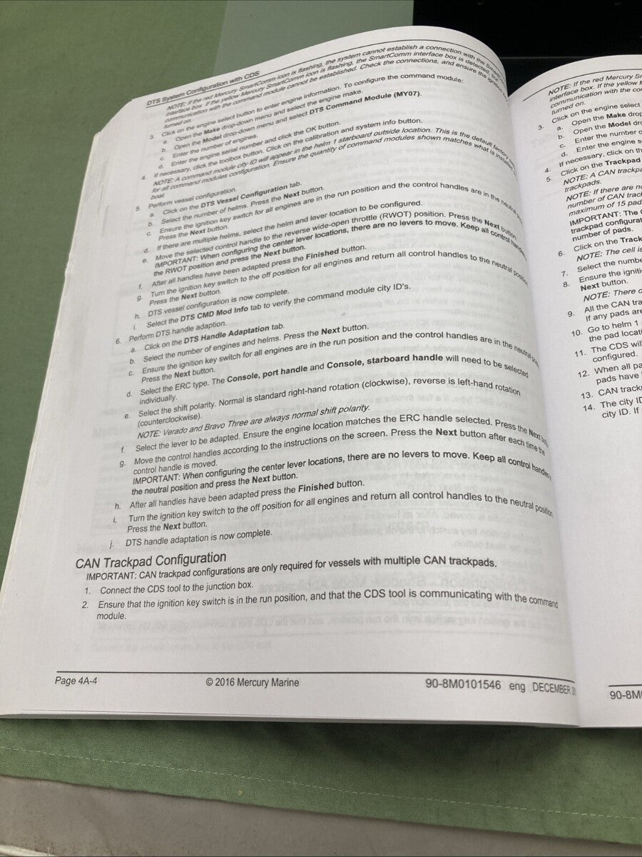 GENUINE MERCURY 90-8M0101546 DIGITAL THROTTLE AND SHIFT INSTALLATION MANUAL 2015