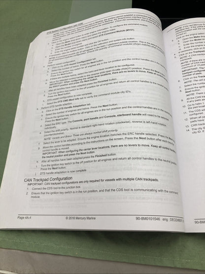 GENUINE MERCURY 90-8M0101546 DIGITAL THROTTLE AND SHIFT INSTALLATION MANUAL 2015