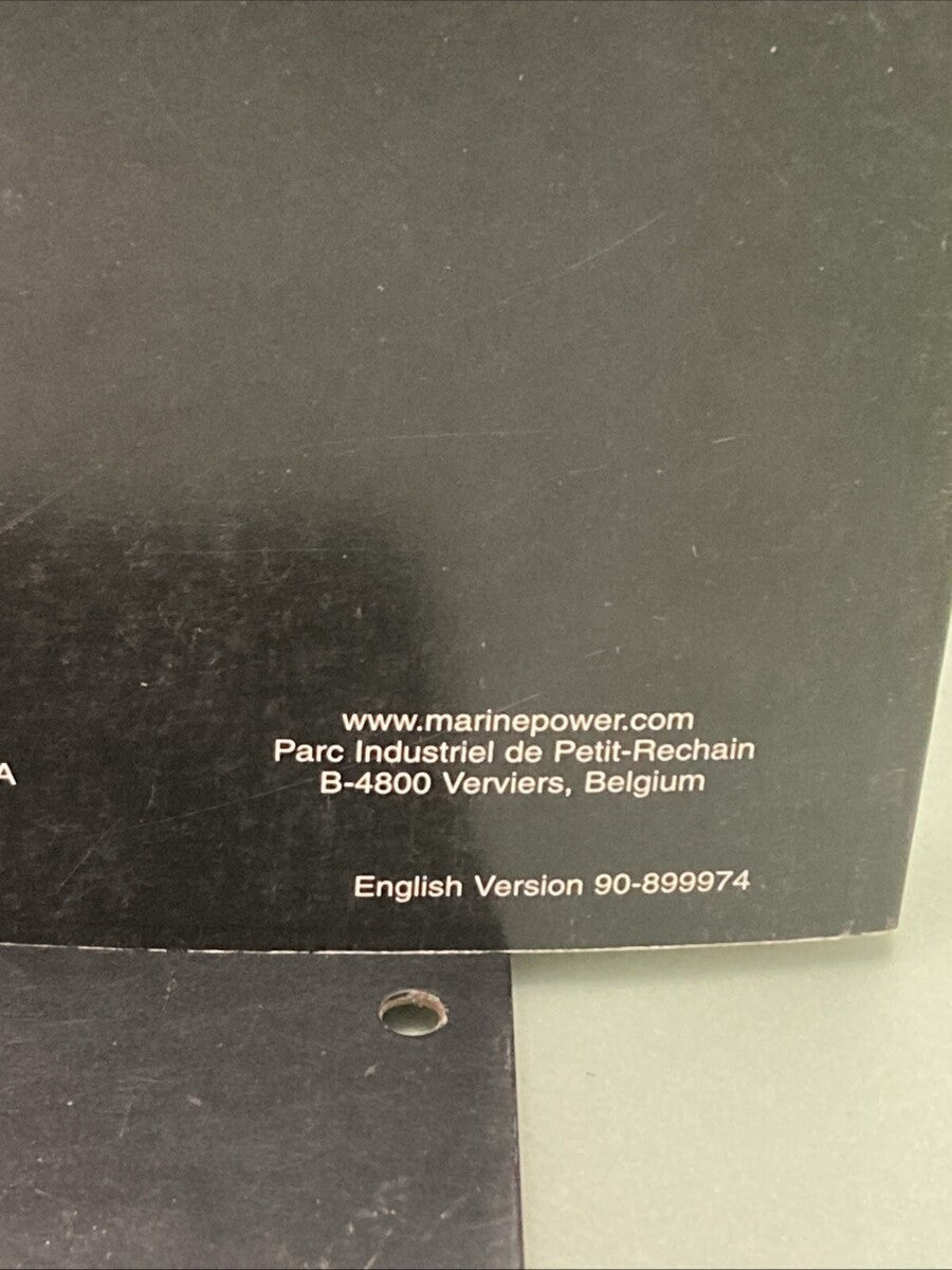 GENUINE MERCURY 90-899974 40 FOURSTROKE 3 CYL. SERVICE MANUAL 2009