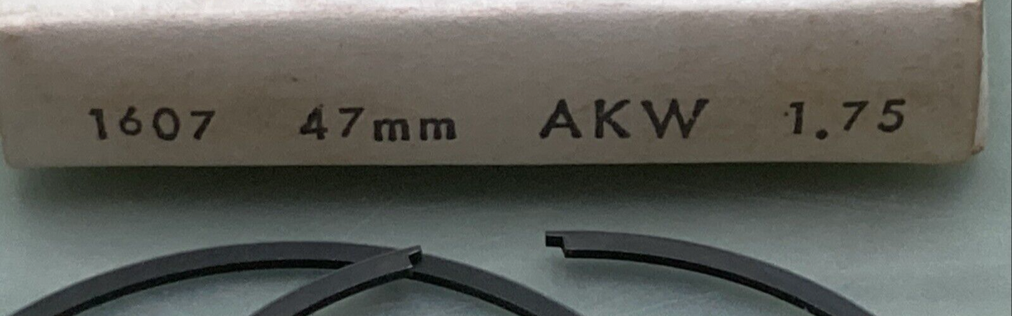 NEW REPLACES HONDA 06-6852 PISTON RING SET 1.75MM OS FITS '85 CR80