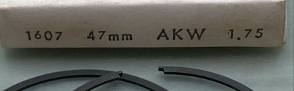 NEW REPLACES HONDA 06-6852 PISTON RING SET 1.75MM OS FITS '85 CR80