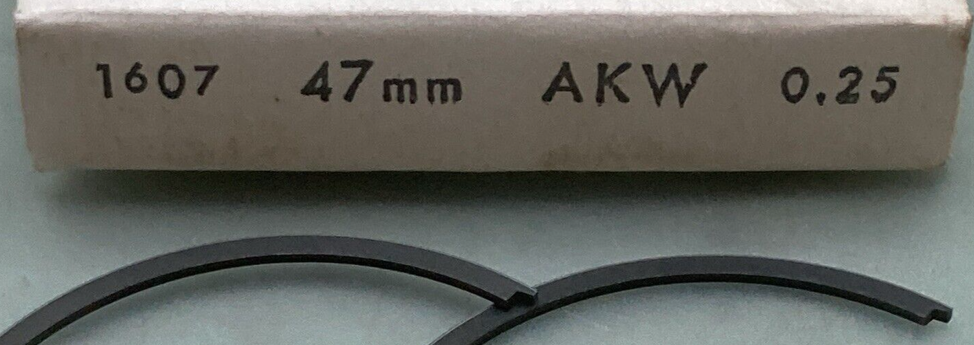 NEW REPLACES HONDA 06-6846 PISTON RING SET .25MM OS FITS '85 CR80