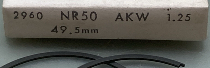 NEW REPLACES HONDA 06-6841 PISTON RING SET 1.25MM OS FITS '84 CR80