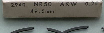 NEW REPLACES HONDA 06-6837 PISTON RING SET 0.25MM OS FITS '84 CR80