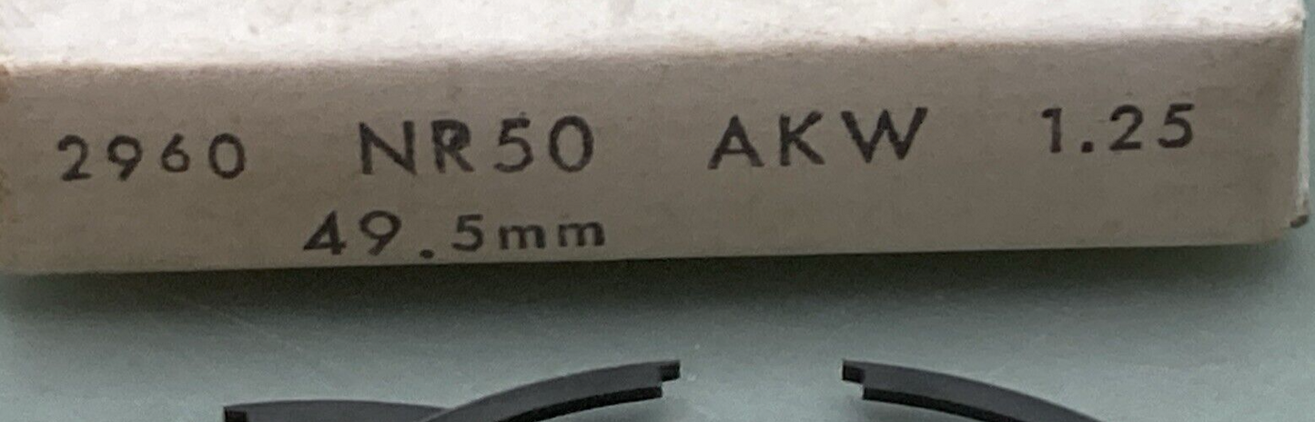 NEW REPLACES HONDA 06-6832 PISTON RING SET 1.25MM OS FITS '83 CR80
