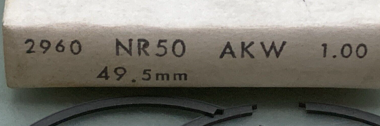 NEW REPLACES HONDA 06-6831 PISTON RING SET 1.00MM OS FITS '83 CR80