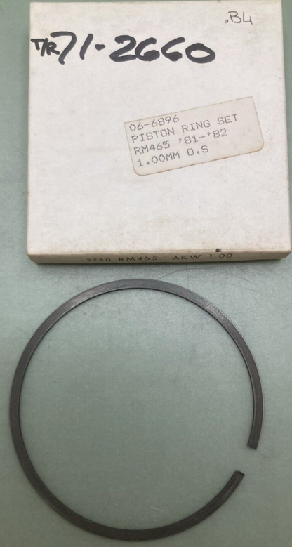 NEW REPLACES SUZUKI 06-6896 PISTON RING 1.00MM OS FITS '81-'82 RM465