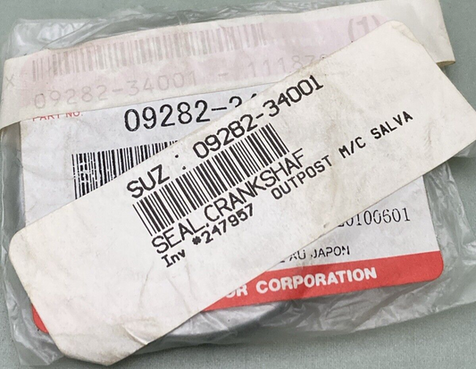 NEW GENUINE SUZUKI 09282-34001 Seal, Crankshaft Mdl Oil