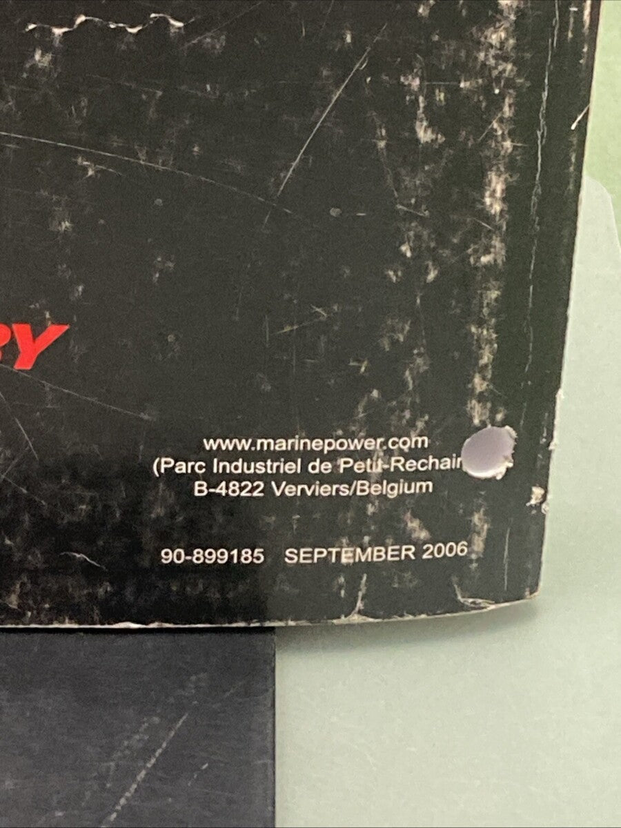 GENUINE MERCURY 90-899185 75/90/115 FOURSTROKE EFI SERVICE MANUAL 2006