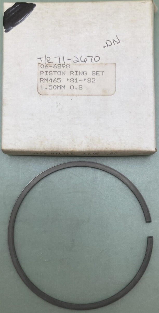 NEW REPLACES SUZUKI 06-6898 PISTON RING 1.50MM OS FITS '81-'82 RM465