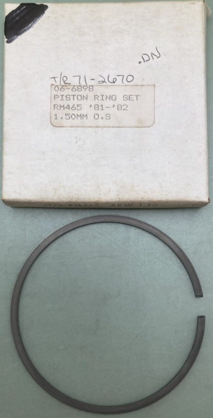 NEW REPLACES SUZUKI 06-6898 PISTON RING 1.50MM OS FITS '81-'82 RM465