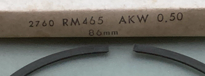 NEW REPLACES SUZUKI 06-6894 PISTON RING 0.50MM OS FITS '81-'82 RM465