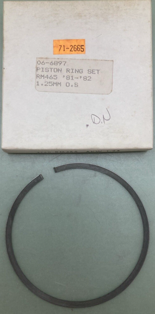 NEW REPLACES SUZUKI 06-6897 PISTON RING 1.25MM OS FITS '81-'82 RM465