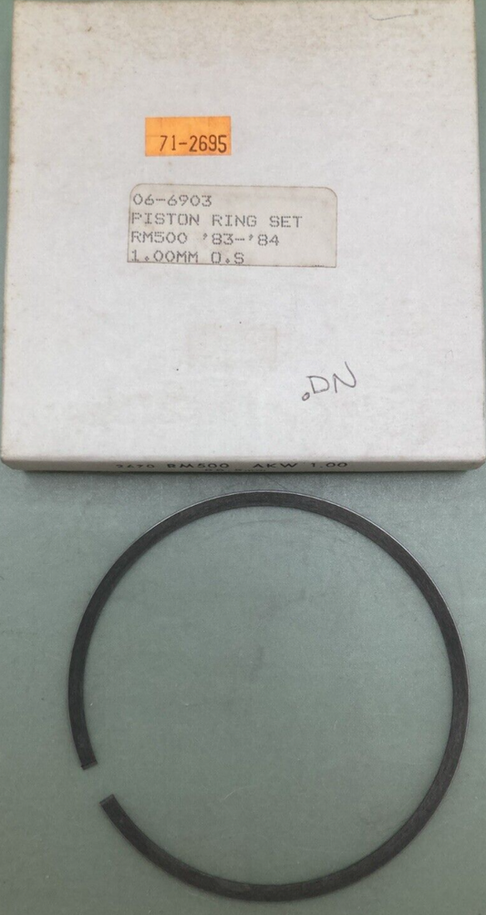 NEW REPLACES SUZUKI 06-6903 PISTON RING 1.00MM OS FITS '83-'84 RM500