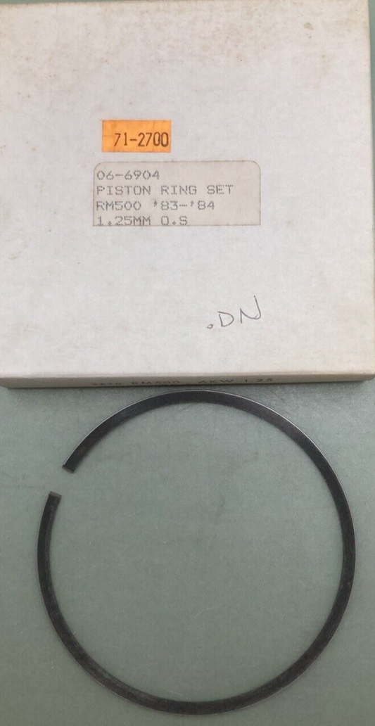 NEW REPLACES SUZUKI 06-6904 PISTON RING 1.25MM OS FITS '83-'84 RM500
