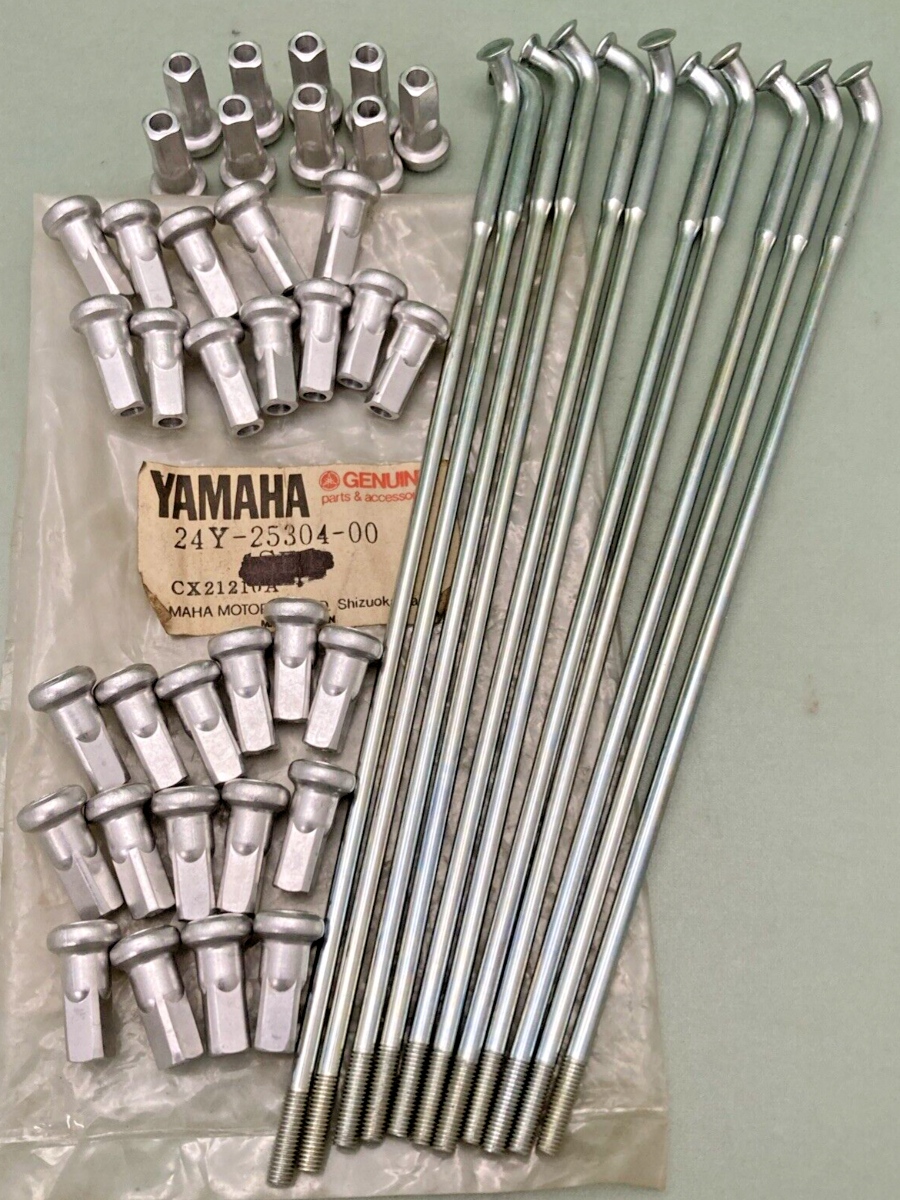 NEW GENUINE YAMAHA 24Y-25304-00 Spoke Set, Rear INCOMPLETE