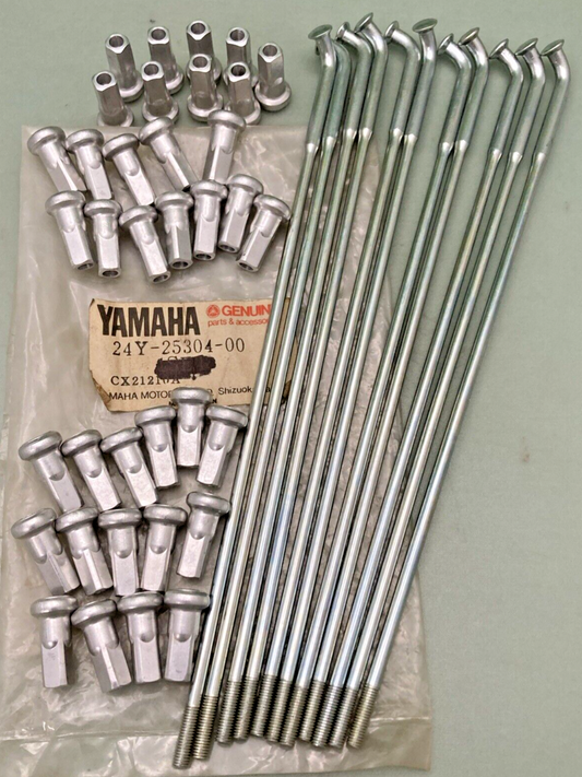 NEW GENUINE YAMAHA 24Y-25304-00 Spoke Set, Rear INCOMPLETE