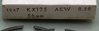 NEW REPLACES  KAWASAKI 06-6919 PISTON RING SET 0.50MM O/S FITS '82-'85 KX125