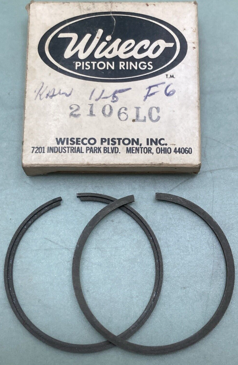 NEW GENUINE WISECO 2106LC PISTON RING SET