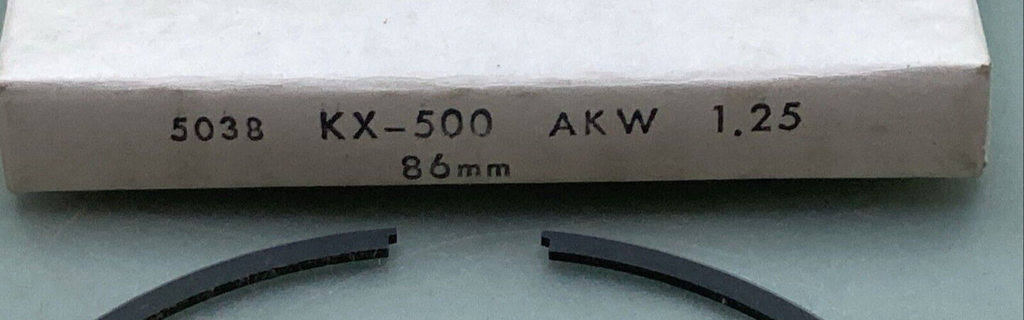 NEW REPLACES KAWASAKI 06-6930 PISTON RING 1.25MM O/S FITS '83-'85 KX500