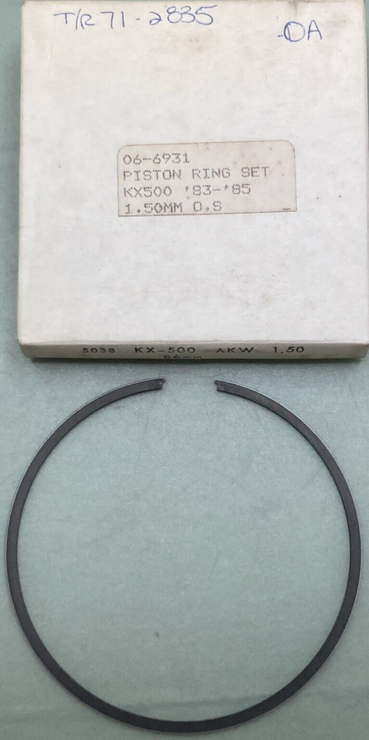 NEW REPLACES KAWASAKI 06-6931 PISTON RING 1.50MM O/S FITS '83-'85 KX500