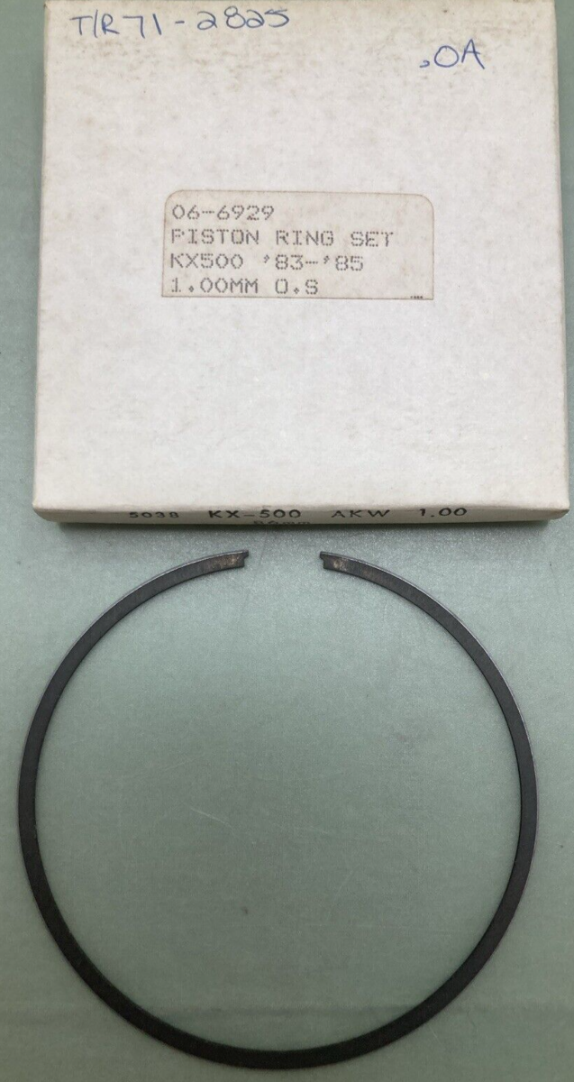 NEW REPLACES KAWASAKI 06-6929 PISTON RING 1.00MM O/S FITS '83-'85 KX500