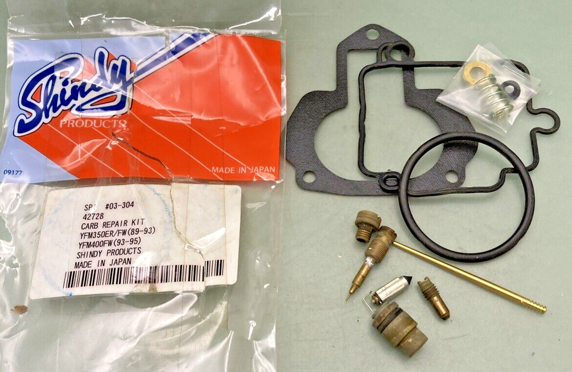 NEW GENUINE SHINDY 03-304 Carburetor Repair Kit INCOMPLETE