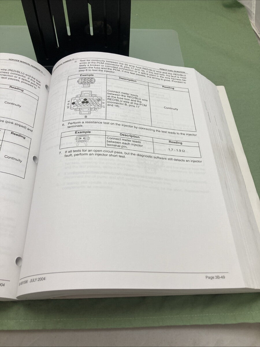 GENUINE MERCURY 90-891596 2.5XS OPTIMAX DIRECT FUEL INJECTION SERVICE MANUAL '04