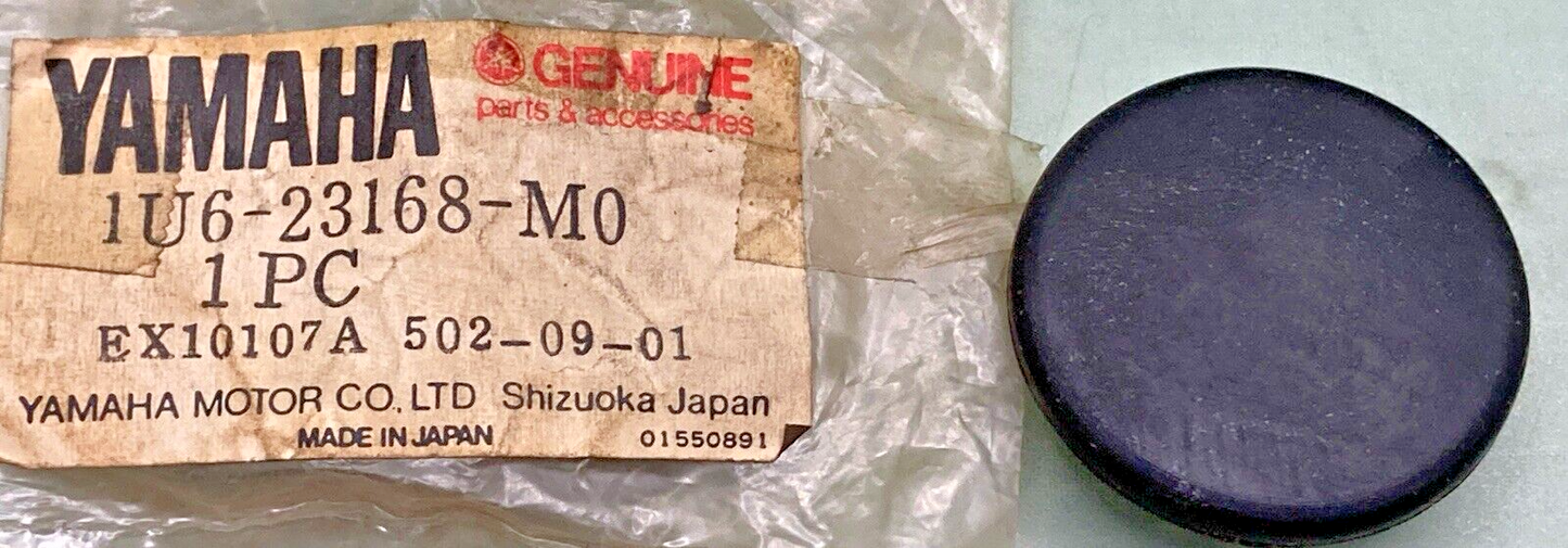NEW GENUINE YAMAHA 1U6-23168-M0 FRONT FORK CAP, SUPERSEDED BY 1U623168-M1-00