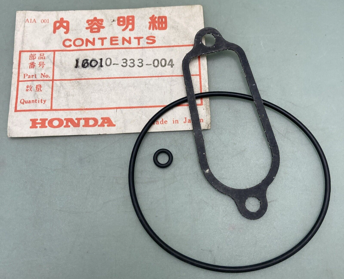 NEW GENUINE HONDA 16010-333-004 CARBURETOR GASKET SET INCOMPLETE