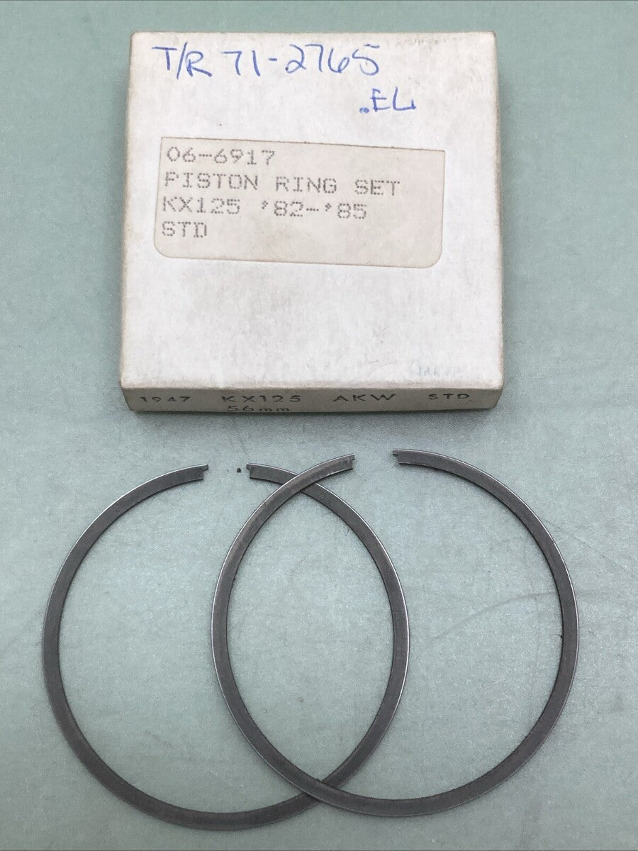 NEW REPLACES KAWASAKI 06-6917 PISTON RING SET STD FITS '82-'85 KX125