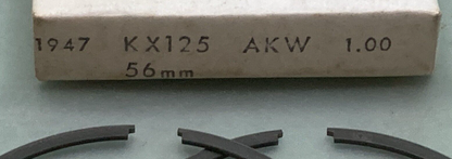 NEW REPLACES KAWASAKI 06-6921 PISTON RING SET 1.00MM O/S FITS '82-'85 KX125